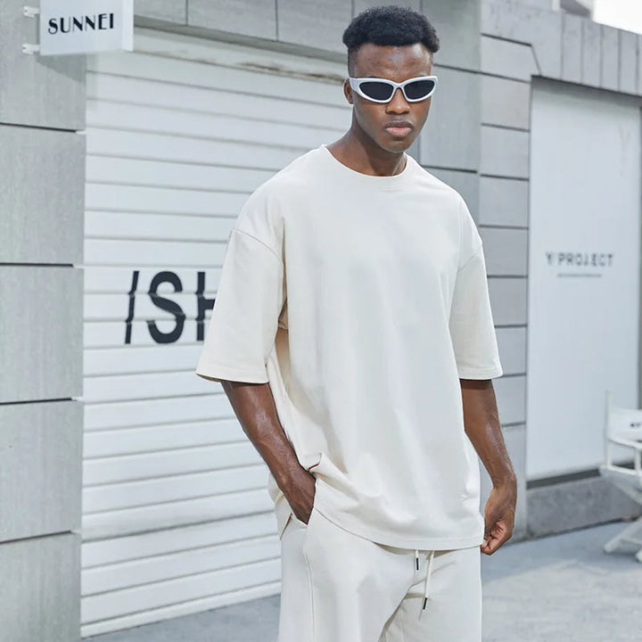 FUMEZ - Minimalist Oversized Casual T-Shirt Set