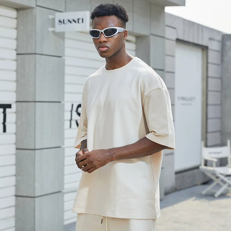 FUMEZ - Minimalist Oversized Casual T-Shirt Set
