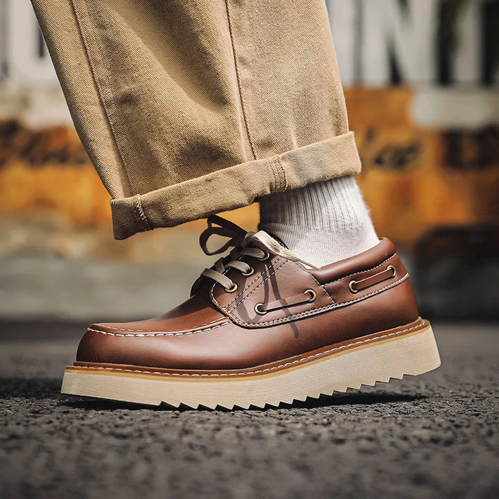 CULLEN - Leather Boat Shoes
